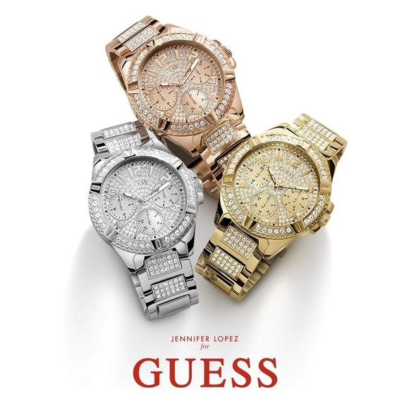 GUESS Womens Ladies Gift Analog Watch W1156L1 8mm Calendar Day and Date - Picture 4 of 4